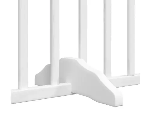 Varteliai Šunims Su Durimis, 4 Segmentai, Balti, 320cm Tuopa