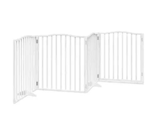 Varteliai Šunims Su Durimis, 4 Segmentai, Balti, 320cm Tuopa