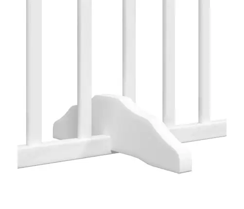 Varteliai Šunims Su Durimis, 4 Segmentai, Balti, 320cm Tuopa