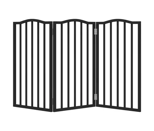 Varteliai Šunims, 3 Segmentai, Juodi, 150cm Tuopos Mediena