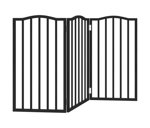 Varteliai Šunims, 3 Segmentai, Juodi, 150cm Tuopos Mediena