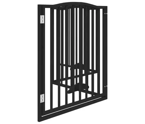 Varteliai Šunims Su Durimis, 4 Segmentai, Juodi, 320cm Tuopa