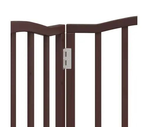 Suņu Vārti, Salokāmi, 3 Paneļi, Ozolkoka, 150 Cm, Papeles Koks Vidaxl