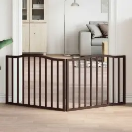 Suņu Vārti, Salokāmi, 2 Paneļi, Ozolkoka, 160 Cm, Papeles Koks Vidaxl