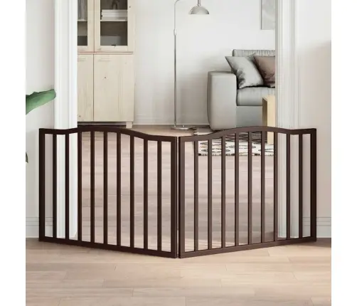 Suņu Vārti, Salokāmi, 2 Paneļi, Ozolkoka, 160 Cm, Papeles Koks Vidaxl