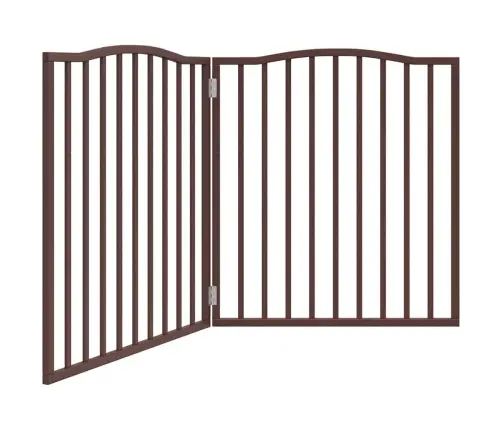 Varteliai Šunims, 2 Segmentai, Rudi, 160cm Tuopos Mediena