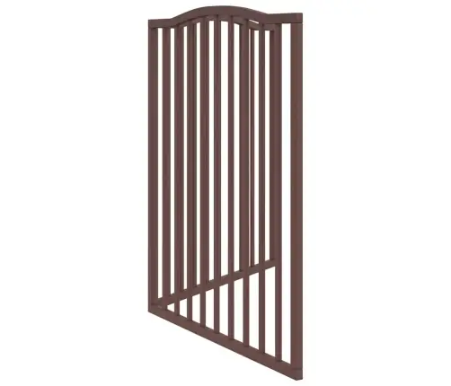 Varteliai Šunims, 2 Segmentai, Rudi, 160cm Tuopos Mediena