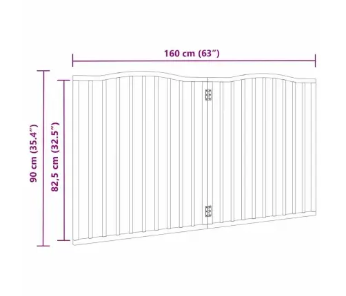 Varteliai Šunims, 2 Segmentai, Rudi, 160cm Tuopos Mediena