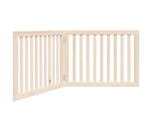 Suņu Vārti, Salokāmi, 2 Paneļi, 160 Cm, Papeles Koks Vidaxl