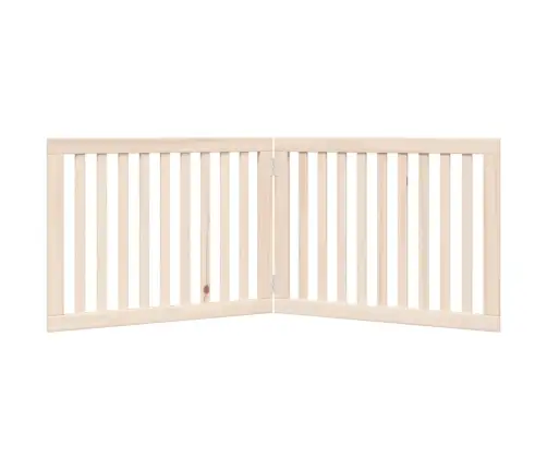 Suņu Vārti, Salokāmi, 2 Paneļi, 160 Cm, Papeles Koks Vidaxl
