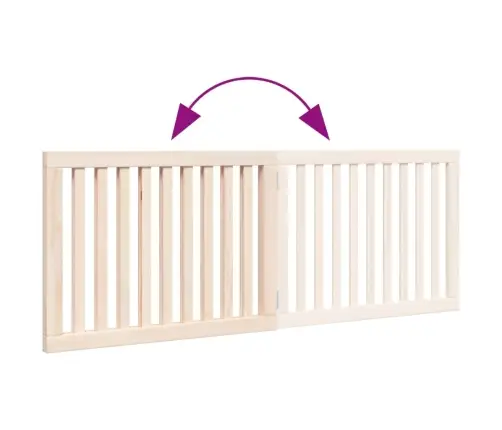 Suņu Vārti, Salokāmi, 2 Paneļi, 160 Cm, Papeles Koks Vidaxl