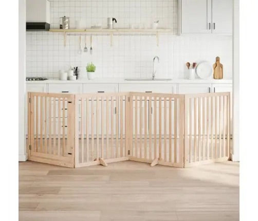 Varteliai Šunims Su Durimis, 4 Segmentai, 320cm Tuopos Mediena