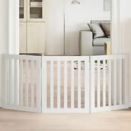 Suņu Vārti, Salokāmi, 3 Paneļi, 150 Cm, Papeles Koks Vidaxl