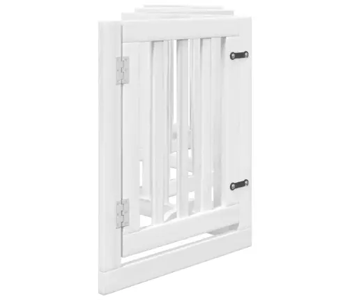 Varteliai Šunims Su Durimis, 6 Segmentai, Balti, 300cm Tuopa