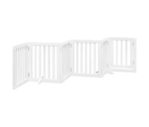 Varteliai Šunims Su Durimis, 6 Segmentai, Balti, 300cm Tuopa