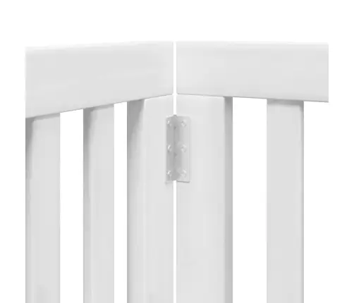 Varteliai Šunims Su Durimis, 6 Segmentai, Balti, 300cm Tuopa