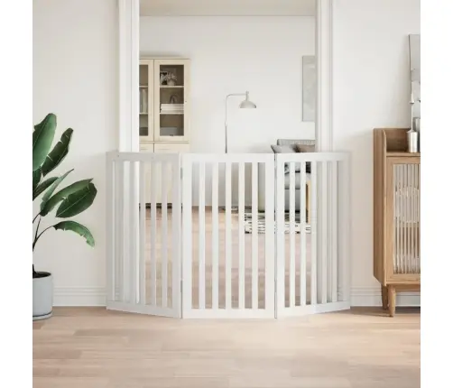 Varteliai Šunims, 3 Segmentai, Balti, 150cm Tuopos Mediena