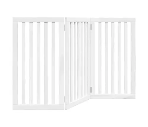 Varteliai Šunims, 3 Segmentai, Balti, 150cm Tuopos Mediena