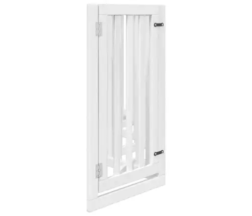 Varteliai Šunims Su Durimis, 6 Segmentai, Balti, 300cm Tuopa