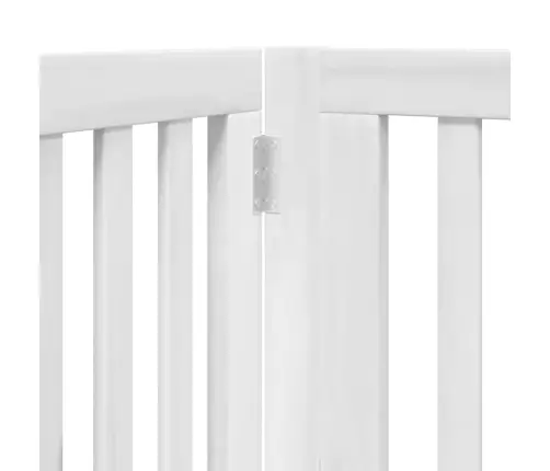 Suņu Vārti Ar Durvīm, Salokāmi, 4 Paneļi, 320 Cm, Papeles Koks Vidaxl