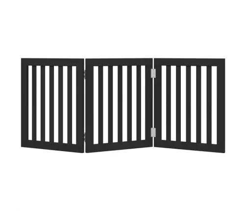 Varteliai Šunims, 3 Segmentai, Juodi, 150cm Tuopos Mediena