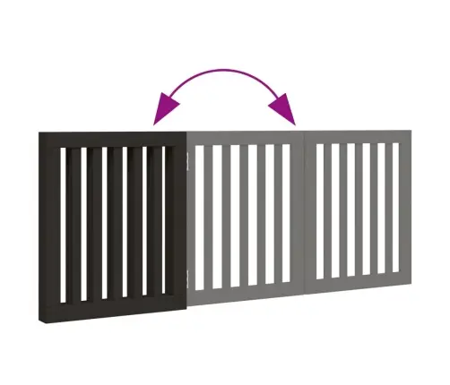 Varteliai Šunims, 3 Segmentai, Juodi, 150cm Tuopos Mediena
