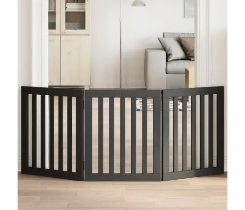 Varteliai Šunims, 3 Segmentai, Juodi, 150cm Tuopos Mediena