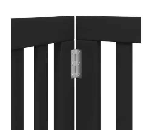 Suņu Vārti Ar Durvīm, Salokāmi, 6 Paneļi, 300 Cm, Papeles Koks Vidaxl