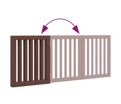 Varteliai Šunims, 3 Segmentai, Rudi, 150cm Tuopos Mediena