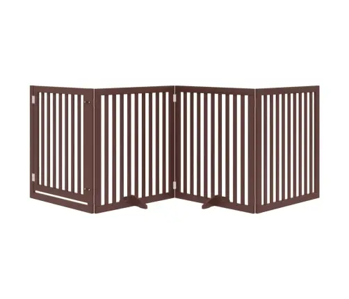 Varteliai Šunims Su Durimis, 4 Segmentai, Rudi, 320cm Tuopa