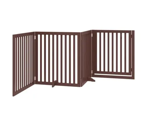 Varteliai Šunims Su Durimis, 4 Segmentai, Rudi, 320cm Tuopa