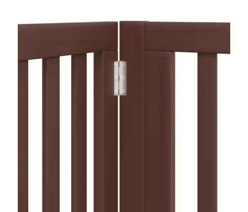 Varteliai Šunims Su Durimis, 4 Segmentai, Rudi, 320cm Tuopa