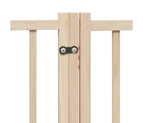 Suņu Vārti Ar Durvīm Salokāmi 4 Paneļi 320 Cm Egles Masīvkoks Vidaxl