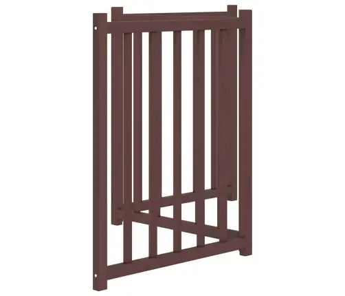 Kokkupandav Koeravärav, 3 Paneeli, Pruun Tamm, 150 cm Nulupuit