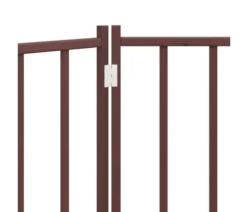 Kokkupandav Koeravärav, 3 Paneeli, Pruun Tamm, 150 cm Nulupuit