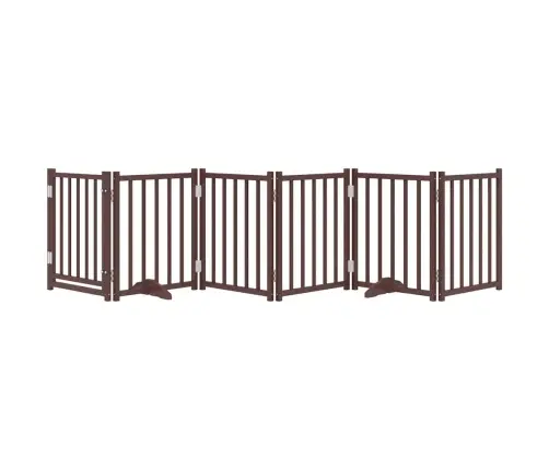 Varteliai Šunims Su Durimis, 6 Segmentai, Rudi, 300cm Eglė