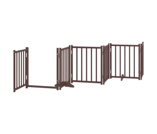 Varteliai Šunims Su Durimis, 6 Segmentai, Rudi, 300cm Eglė