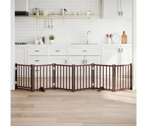 Varteliai Šunims Su Durimis, 6 Segmentai, Rudi, 300cm Eglė