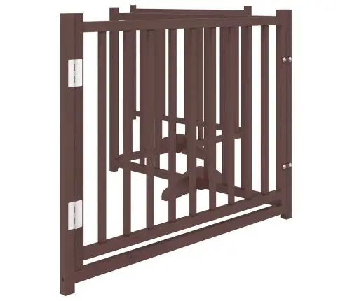 Suņu Vārti Ar Durvīm Salokāmi 4 Paneļi 320 Cm Egles Masīvkoks Vidaxl