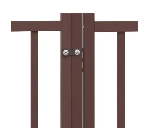 Suņu Vārti Ar Durvīm Salokāmi 4 Paneļi 320 Cm Egles Masīvkoks Vidaxl