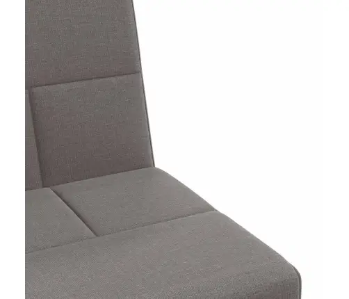 Dīvāngulta Ar Glāžu Turētājiem, Pelēkbrūns Audums Vidaxl