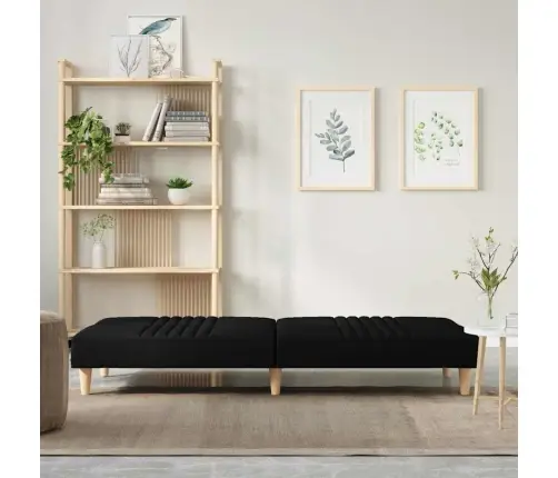 Dīvāngulta, Melns Audums Vidaxl