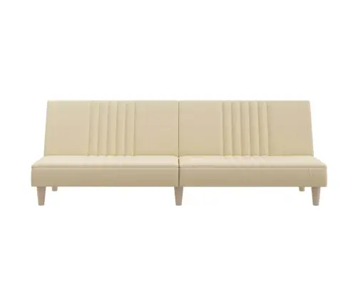 Dīvāngulta, Krēmkrāsas Audums Vidaxl