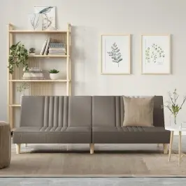 Dīvāngulta, Pelēkbrūns Audums Vidaxl Dīvāngulta, Pelēkbrūns Audums Vidaxl