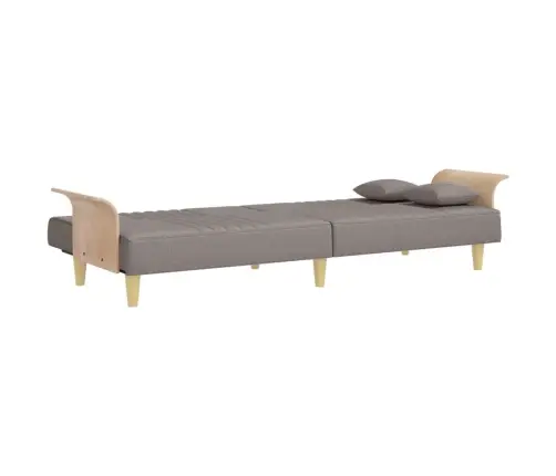 Diivanvoodi Käetugedega, Pruunikashall, Kangas