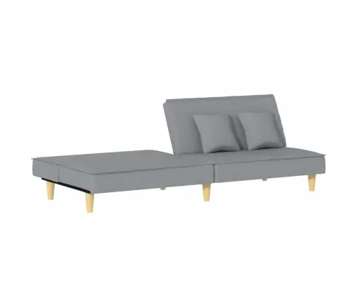 Dīvāngulta, Gaiši Pelēks Audums Vidaxl