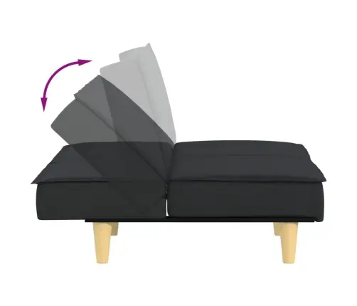 Dīvāngulta, Melns Audums Vidaxl