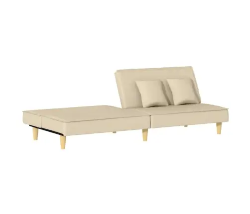 Dīvāngulta, Krēmkrāsas Audums Vidaxl