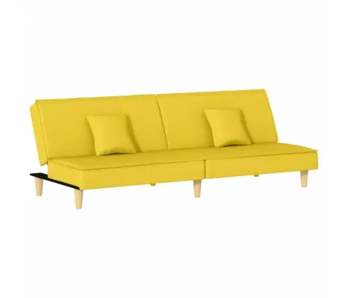 Dīvāngulta, Gaiši Dzeltens Audums Vidaxl