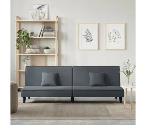 Dīvāngulta, Tumši Pelēks Samts Vidaxl